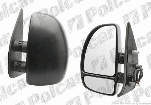 Polcar 5702516E - Specchio esterno, Cabina autozon.pro