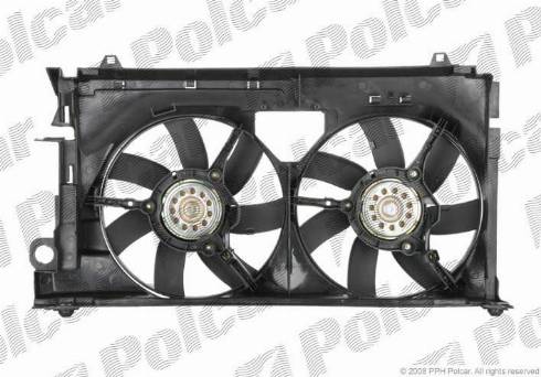 Polcar 570723W4 - Ventola, Raffreddamento motore autozon.pro