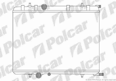 Polcar 5710085X - Radiatore, Raffreddamento motore autozon.pro