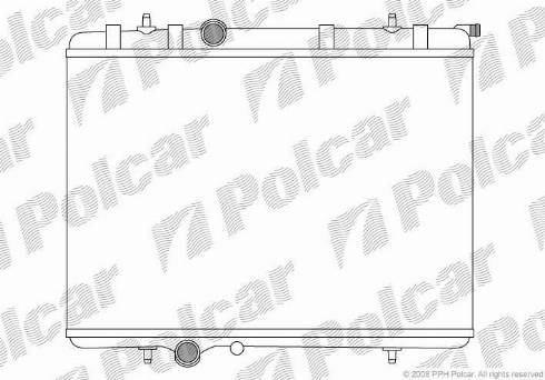 Polcar 5710088X - Radiatore, Raffreddamento motore autozon.pro