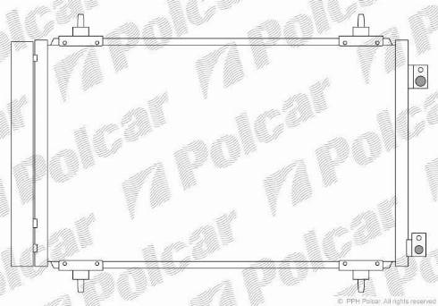 Polcar 5787K84X - Condensatore, Climatizzatore autozon.pro