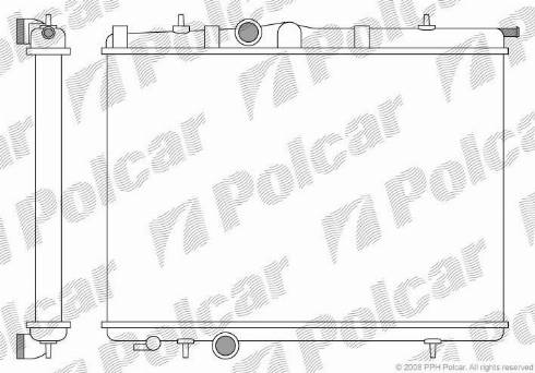 Polcar 5723084X - Radiatore, Raffreddamento motore autozon.pro