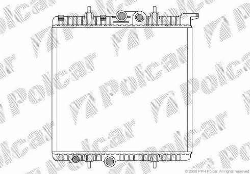 Polcar 5723081X - Radiatore, Raffreddamento motore autozon.pro