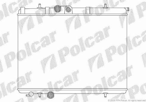 Polcar 5723088X - Radiatore, Raffreddamento motore autozon.pro