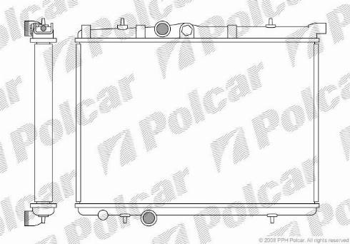 Polcar 572308-3 - Radiatore, Batteria da trazione autozon.pro