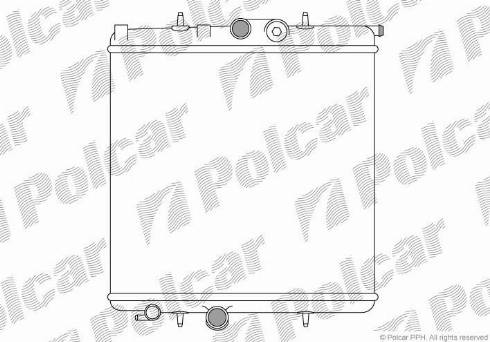 Polcar 572308A1 - Radiatore, Raffreddamento motore autozon.pro