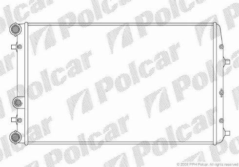 Polcar 6913083X - Radiatore, Raffreddamento motore autozon.pro