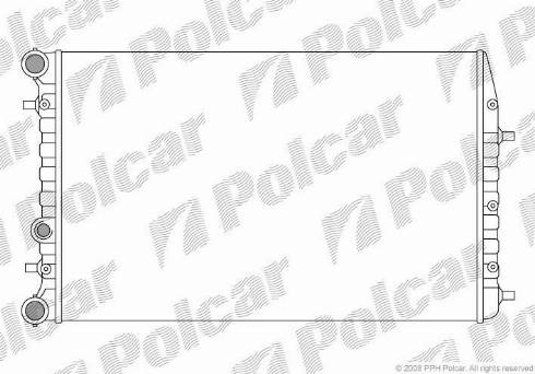 Polcar 691308-3 - Radiatore, Raffreddamento motore autozon.pro