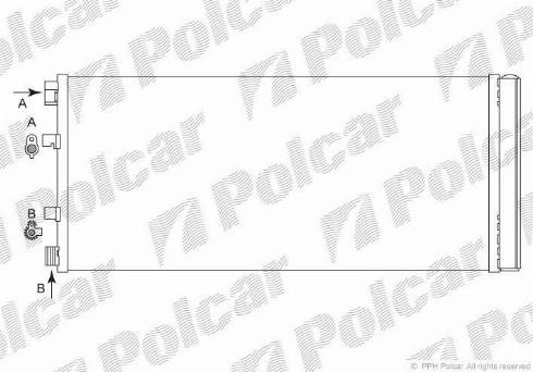 Polcar 6043K82X - Condensatore, Climatizzatore autozon.pro