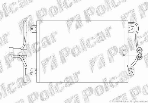 Polcar 6007K82X - Condensatore, Climatizzatore autozon.pro