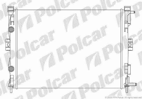 Polcar 601208-1 - Radiatore, Raffreddamento motore autozon.pro