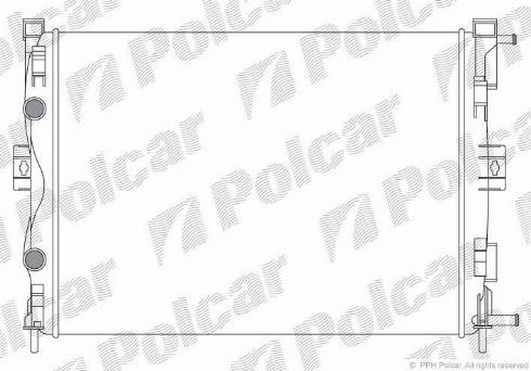 Polcar 601208A1 - Radiatore, Raffreddamento motore autozon.pro