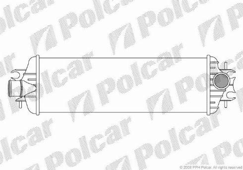 Polcar 6026J82X - Intercooler autozon.pro