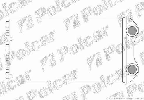 Polcar 6026N82X - Scambiatore calore, Riscaldamento abitacolo autozon.pro