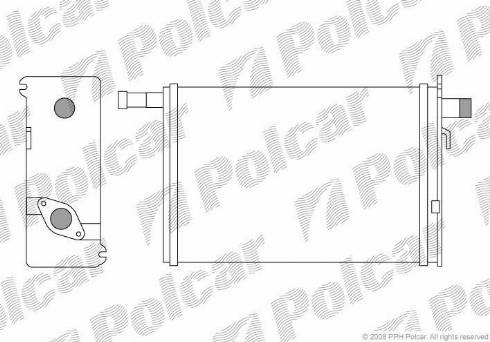 Polcar 6022N81X - Scambiatore calore, Riscaldamento abitacolo autozon.pro