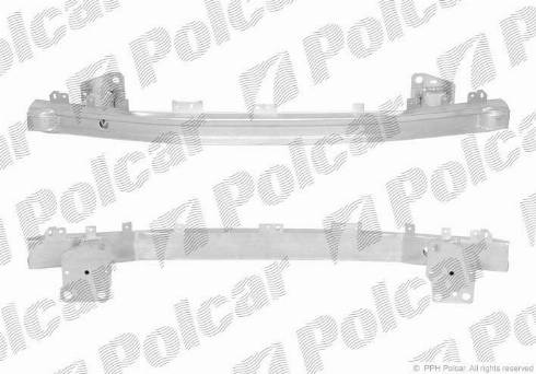 Polcar 607307-3 - Supporto, Paraurti autozon.pro