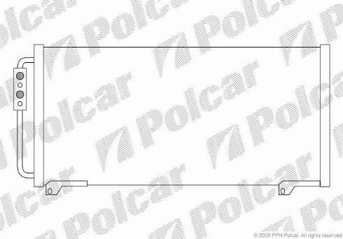 Polcar 6319K8C1 - Condensatore, Climatizzatore autozon.pro