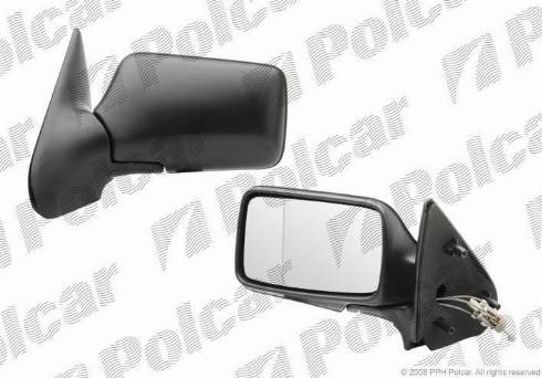 Polcar 6713511E - Vetro specchio, Specchio esterno autozon.pro