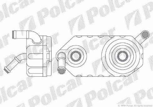 Polcar 6713L8-1 - Radiatore olio, Cambio automatico autozon.pro