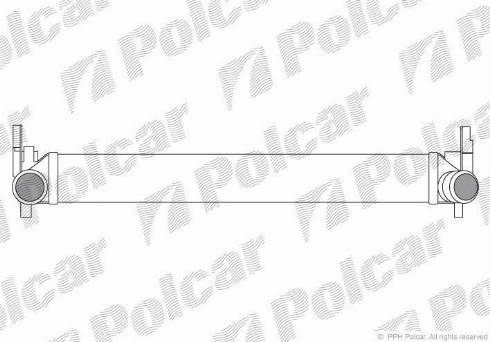 Polcar 6732J81X - Intercooler autozon.pro