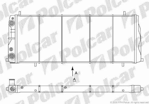 Polcar 131508-4 - Radiatore, Raffreddamento motore autozon.pro