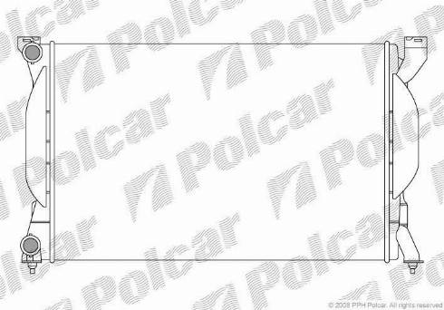 Polcar 133408-3 - Radiatore, Raffreddamento motore autozon.pro