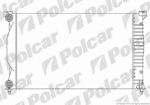 Polcar 133408A1 - Radiatore, Raffreddamento motore autozon.pro