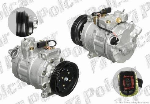 Polcar 1334KS-4 - Compressore, Climatizzatore autozon.pro