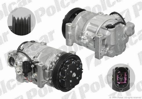 Polcar 1334KS-5 - Compressore, Climatizzatore autozon.pro