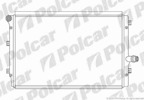 Polcar 133108-4 - Radiatore, Raffreddamento motore autozon.pro