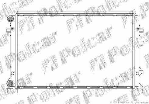 Polcar 133108-1 - Radiatore, Raffreddamento motore autozon.pro