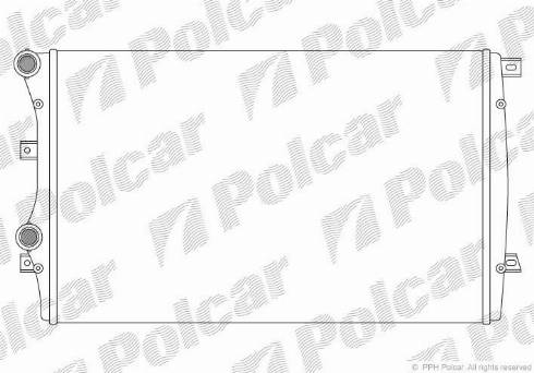 Polcar 1331082X - Radiatore, Raffreddamento motore autozon.pro