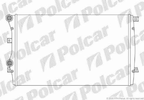 Polcar 133108A2 - Radiatore, Raffreddamento motore autozon.pro