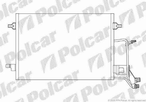 Polcar 1326K83X - Condensatore, Climatizzatore autozon.pro