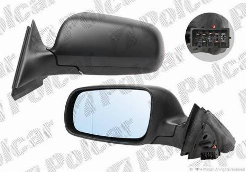 Polcar 1323511E - Vetro specchio, Specchio esterno autozon.pro