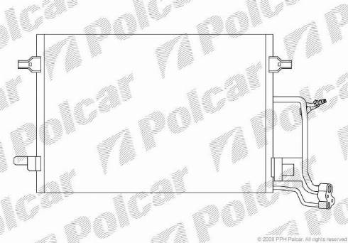 Polcar 1327K81X - Condensatore, Climatizzatore autozon.pro