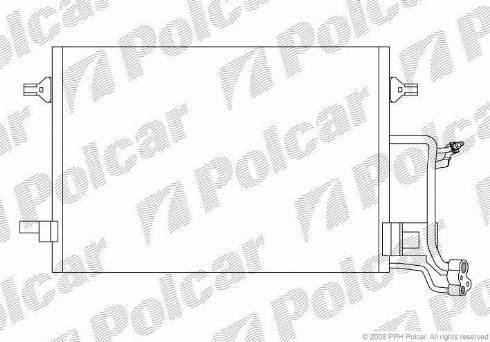 Polcar 1327K8C1 - Condensatore, Climatizzatore autozon.pro