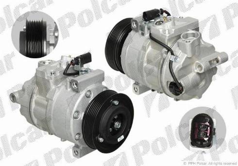 Polcar 1370KS-1 - Compressore, Climatizzatore autozon.pro