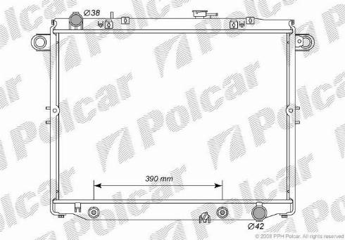 Polcar 8179082K - Radiatore, Raffreddamento motore autozon.pro