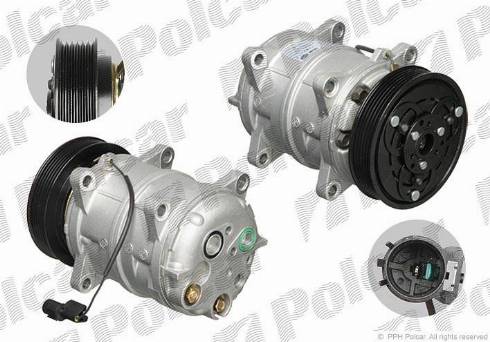 Polcar 8FK351109551 - Compressore, Climatizzatore autozon.pro