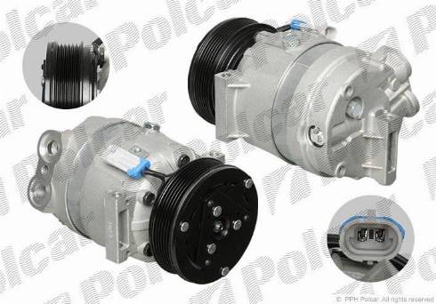 Polcar 8FK351102001 - Compressore, Climatizzatore autozon.pro