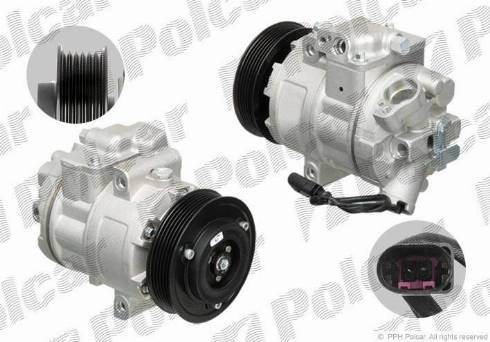 Polcar 8FK351110241 - Compressore, Climatizzatore autozon.pro