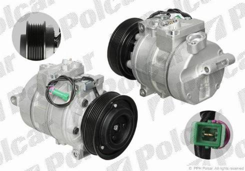 Polcar 8FK351132581 - Compressore, Climatizzatore autozon.pro