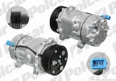 Polcar 8FK351127011 - Compressore, Climatizzatore autozon.pro