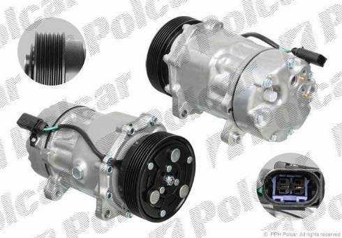 Polcar 8FK351127381 - Compressore, Climatizzatore autozon.pro