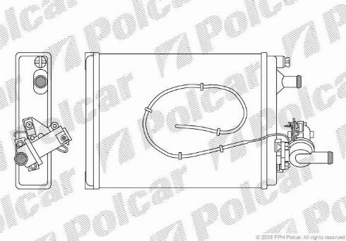 Polcar 3049N81X - Scambiatore calore, Riscaldamento abitacolo autozon.pro