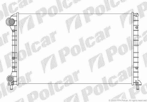 Polcar 3040083X - Radiatore, Raffreddamento motore autozon.pro