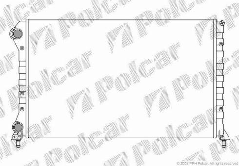 Polcar 304008-3 - Radiatore, Raffreddamento motore autozon.pro