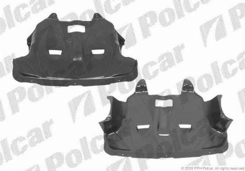 Polcar 304034-5 - Protezione / Copertura motore autozon.pro