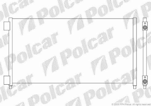 Polcar 3040K8C3 - Condensatore, Climatizzatore autozon.pro